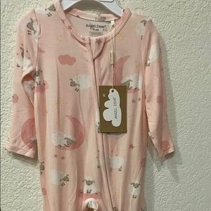 Angel Dear Sheep Zipper Footie